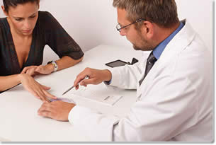 Image of a Doctor Consulting a Patient
